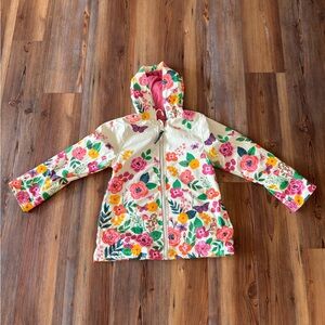 Colorful Floral Kids Raincoat